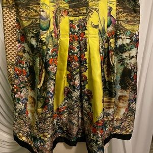 Roberto Cavalli silk skirt, sz 40